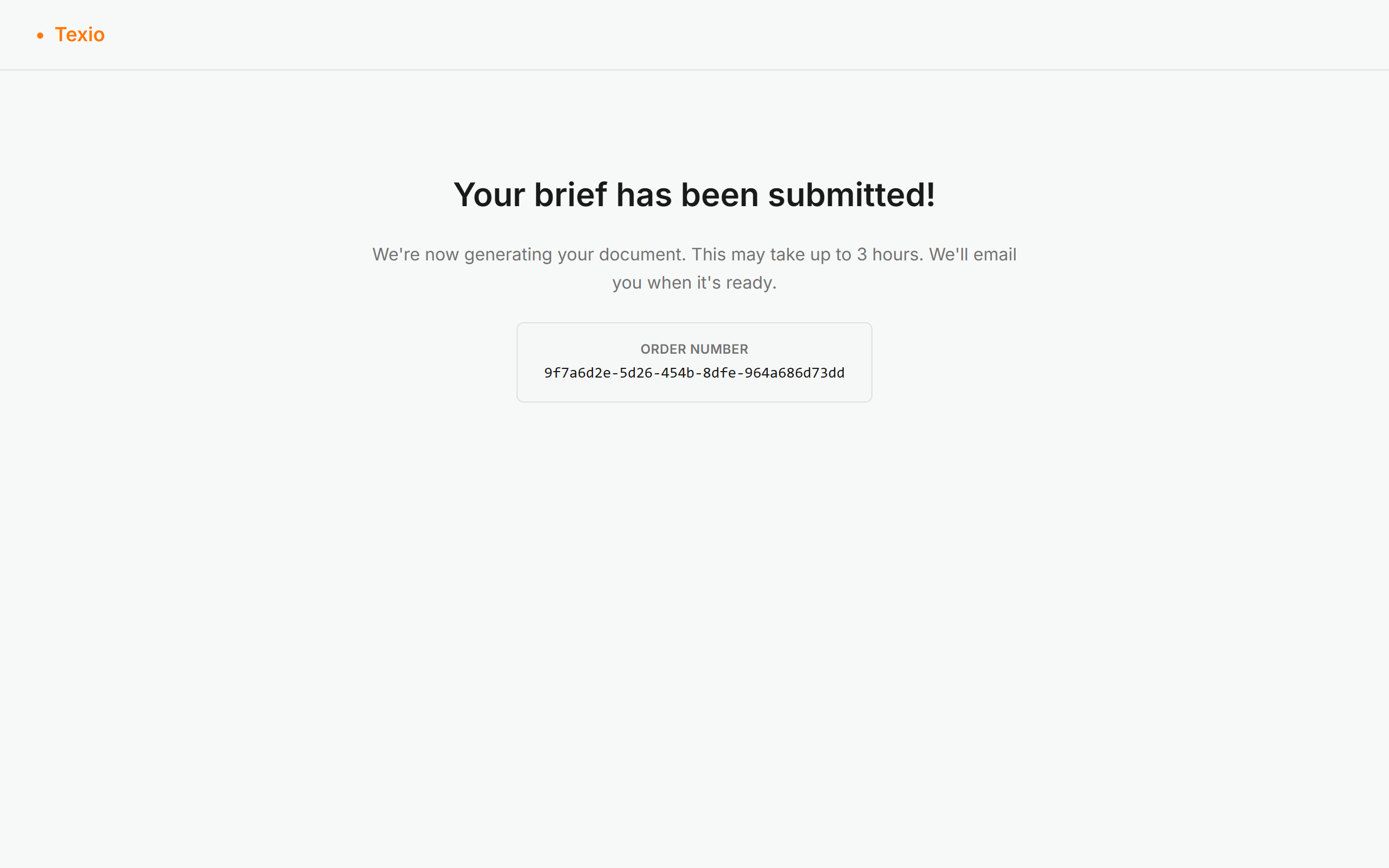 Submit and you’re done — from here the AI agent team researches, writes, verifies citations and polishes. Up to 3 hours; nothing is needed from you.